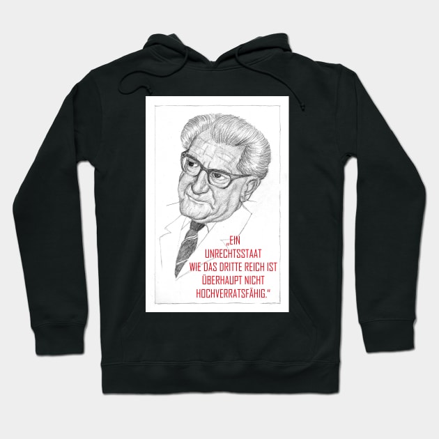 Fritz Bauer quote Hoodie by LeahHa